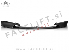 BMW 3 F30 F31 11-19 podaljšek sprednjega odbijača M-Performance črni (mat)