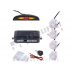 Parkirni senzorji PDC z LED prikazovalnikom / 4x senzor / beli / 12V