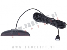 Parkirni senzorji PDC z LED prikazovalnikom 4x senzor 12V srebrni Parkirni senzorji PDC z LED prikazovalnikom 4x senzor 12V srebrni