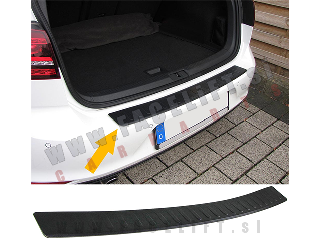 Mercedes C Karavan S204 07-14 zaščita zadnjega odbijača črna (mat)