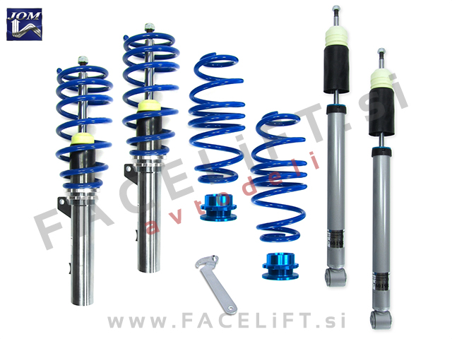 VW Golf 7 12-20 nastavljivo vzmetenje JOM BlueLine