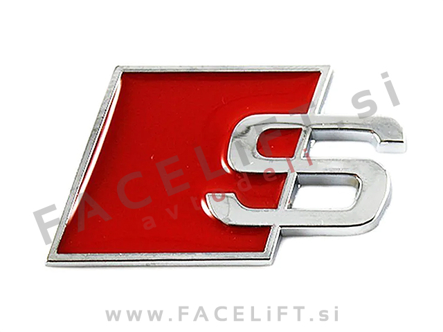 Audi S emblem (3D nalepka)