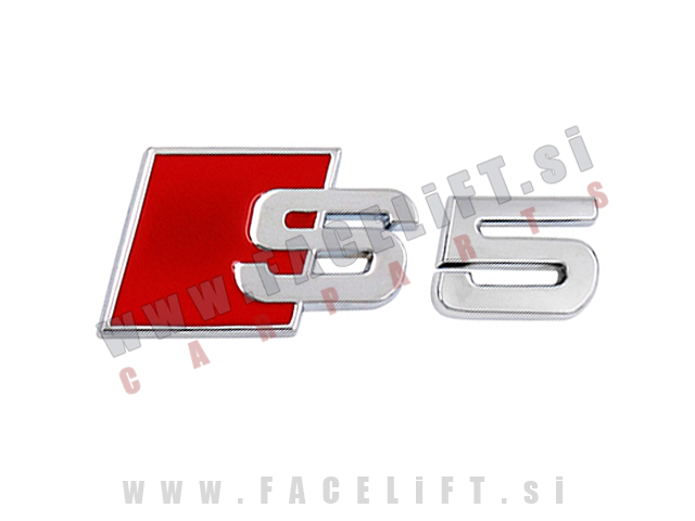 Audi S5 emblem (3D nalepka)