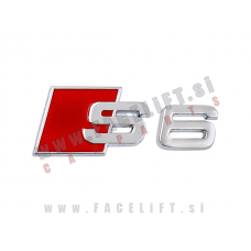 Audi S6 emblem (3D nalepka) Audi S6 emblem (3D nalepka)