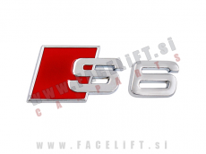 Audi S6 emblem (3D nalepka) Audi S6 emblem (3D nalepka)