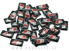 Audi S emblemi (3D nalepke) 10 kosov