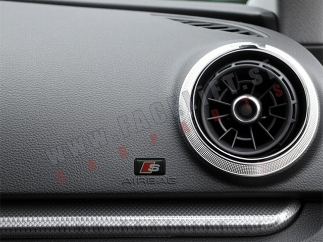 Audi S emblemi (3D nalepke) 10 kosov