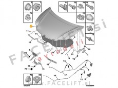 Citroen C4 08-10 pokrov motorja
