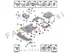 Citroen C4 04-08 zaščita pod sprednjim odbijačem