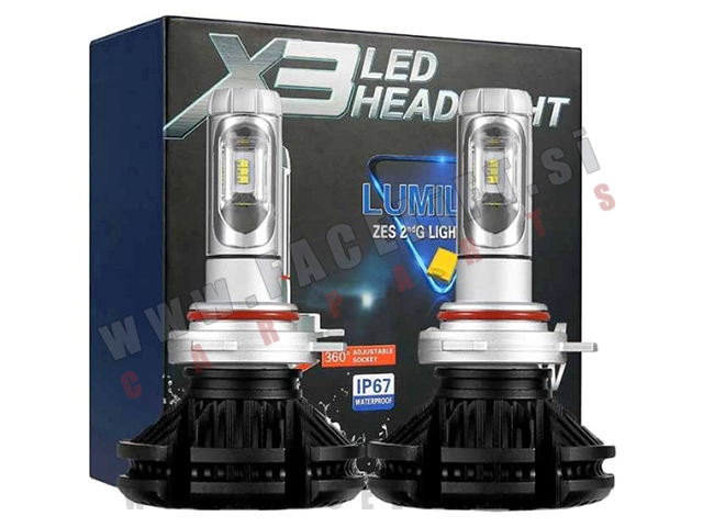 LED kit X3 Lumileds ZES2 / H1 / 6000lm / 6000K / 12V 24V LED kit X3 Lumileds ZES2 / H1 / 6000lm / 6000K / 12V 24V