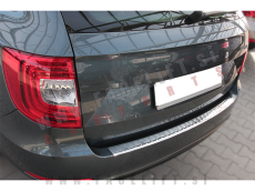 Škoda Superb 3T Karavan 08-15 zaščita zadnjega odbijača kromirana (sijaj)