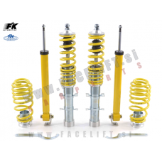 VW Golf 4 97-03 po trdoti in višini nastavljivo vzmetenje FK