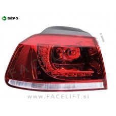 VW Golf 6 08-12 zadnja zunanja LED luč leva