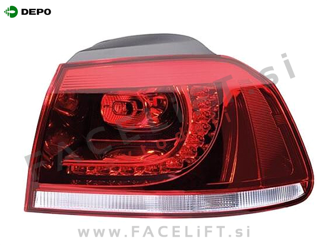 VW Golf 6 08-12 zadnja zunanja LED luč desna