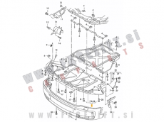 Audi A4 B6 8E 00-04 zaščita motorja