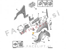 Citroen Berlingo 08-18 blatnik desni