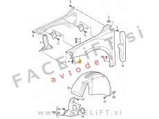 VW Golf 7 12-17 blatnik desni
