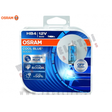 Halogenske žarnice Osram Cool Blue Boost 5000K +50% HB4 (9006) 80W 12V