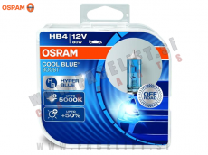 Halogenske žarnice Osram Cool Blue Boost 5000K +50% HB4 (9006) 80W 12V