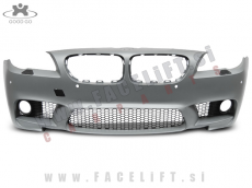 BMW 5 F10 F11 LCI 13-17 sprednji odbijač M5 izgled PDC SRA