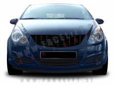 Opel Corsa D 06-10 maska črna (mat)