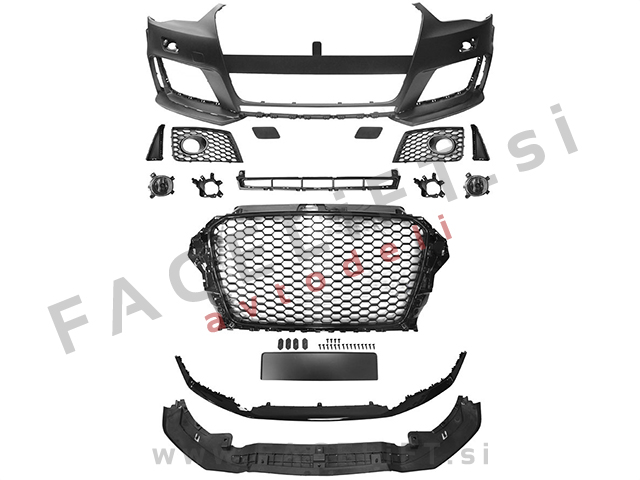Audi A3 8V 12-16 sprednji odbijač RS3 izgled Audi A3 8V 12-16 sprednji odbijač RS3 izgled