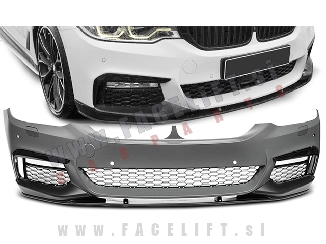 BMW 5 G30 G31 17- sprednji odbijač M-Performance izgled PDC SRA