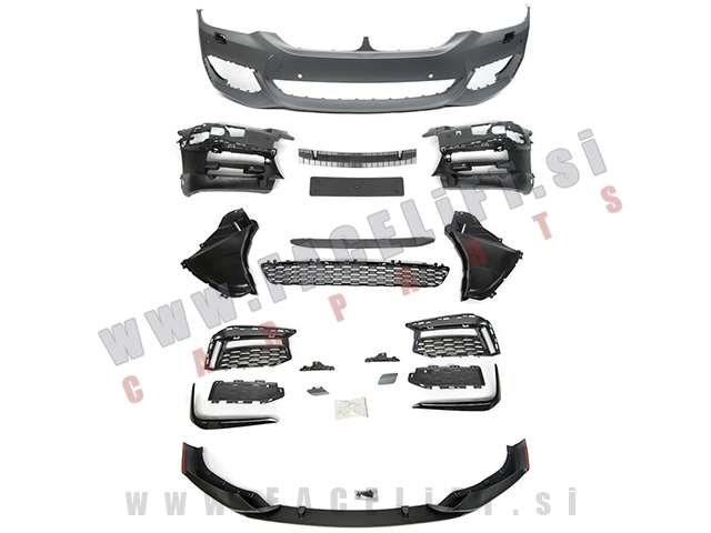 BMW 5 G30 G31 17- sprednji odbijač M-Performance izgled PDC SRA