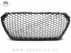 Audi A4 B9 15-19 maska RS izgled črna (mat)