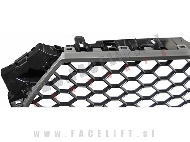 Audi A4 B9 15-19 maska RS izgled srebrna (mat) Audi A4 B9 15-19 maska RS izgled srebrna (mat)