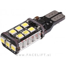 LED žarnica T15 (W16W) 15x SMD (3020) CANBUS 12V 24V