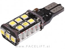 LED žarnica T15 (W16W) 15x SMD (3020) CANBUS 12V 24V