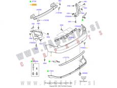 Ford Focus C-Max / C214 (03-07) / zadnji odbijač Ford Focus C-Max / C214 (03-07) / zadnji odbijač