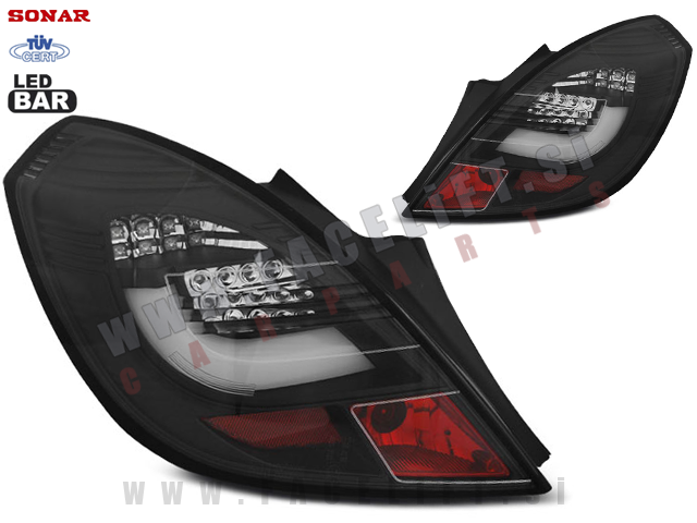 Opel Corsa D 3D 06-14 zadnje LED luči