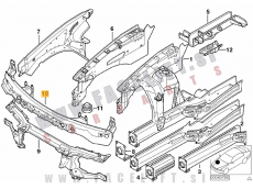 BMW X5 / E53 (99-06) / ojačitev sprednjega odbijača BMW X5 / E53 (99-06) / ojačitev sprednjega odbijača