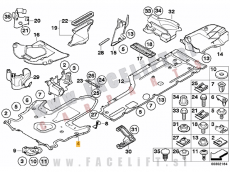 BMW 5 E60 E61 03-10 zaščita menjalnika BMW 5 E60 E61 03-10 zaščita menjalnika