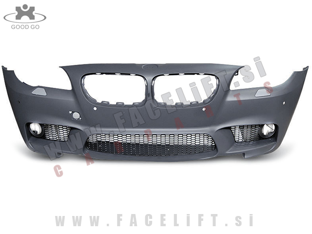 BMW 5 F10 F11 10-13 sprednji odbijač M5 izgled PDC SRA