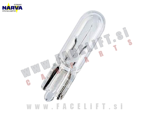 Halogenska žarnica W1,2W (W2x4,6d) / Narva / 1,2W / 12V
