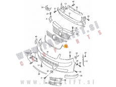 VW T5 / (03-09) / okvir maske VW T5 / (03-09) / okvir maske