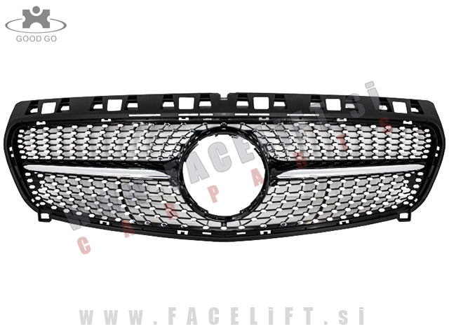 Mercedes A W176 12-15 maska Diamond Black