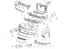 VW Jetta / 1B (10-14) / sprednji odbijač / PDC