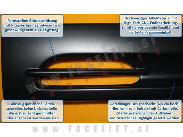 Opel Astra H / A04 (04-10) / pragovi / GT-Race