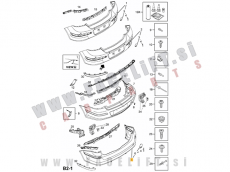 Opel Astra H Karavan / A04 (03-12) / zadnji odbijač Opel Astra H Karavan / A04 (03-12) / zadnji odbijač