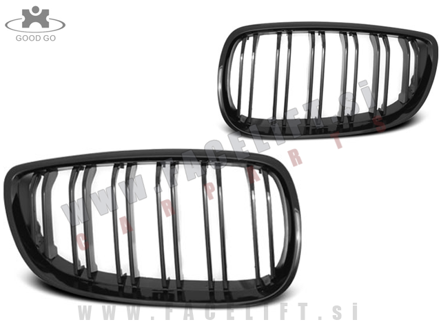 BMW 3 E92 E93 06-10 ledvičke M3 izgled črne (sijaj)