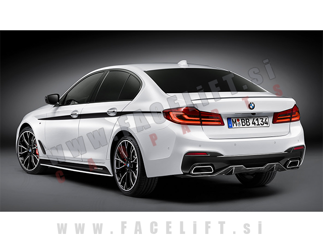BMW 5 G30 Limuzina 17-20 zadnji odbijač M-Performance izgled PDC