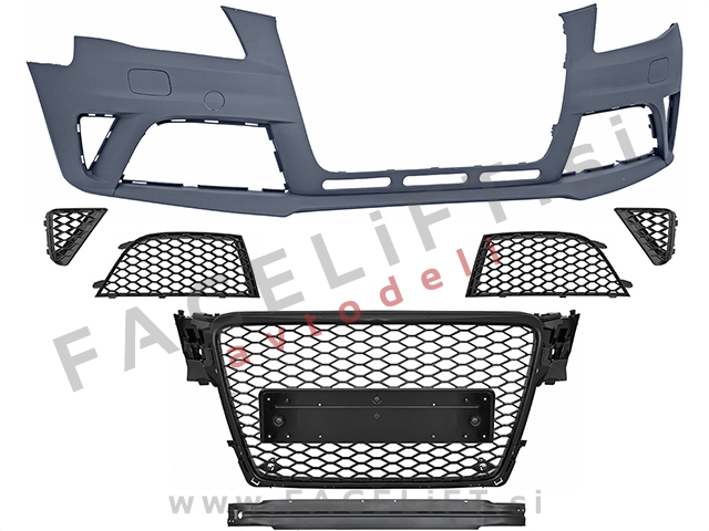 Audi A4 B8 8K 07-11 sprednji odbijač RS4 izgled Audi A4 B8 8K 07-11 sprednji odbijač RS4 izgled