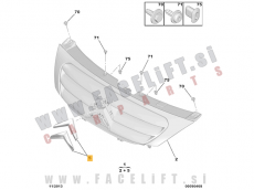 Citroen C3 02-10 emblem za masko