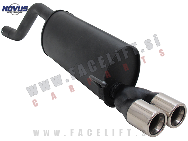 Fiat Grande Punto Abarth 199 07-10 športni izpušni lonec 2x 76mm