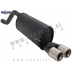 Fiat Grande Punto Abarth 199 07-10 športni izpušni lonec 2x 76mm