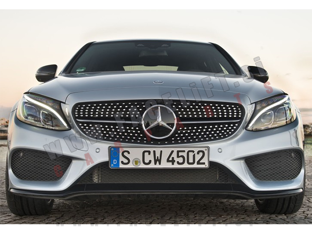 Mercedes C W205 14-18 maska Diamond AMG izgled